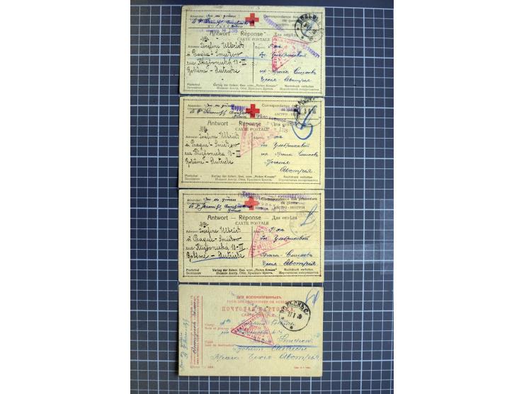 1744/1980 (ca.), umfangreicher Posten mit hunderten meist alten Briefen, Karten und Ganzsachen, dabei Reco, Zensur, Luftpost,