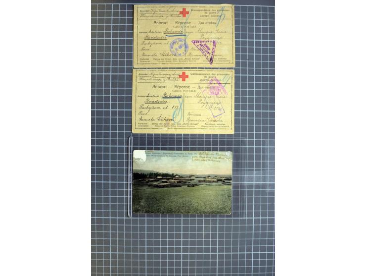 1744/1980 (ca.), umfangreicher Posten mit hunderten meist alten Briefen, Karten und Ganzsachen, dabei Reco, Zensur, Luftpost,