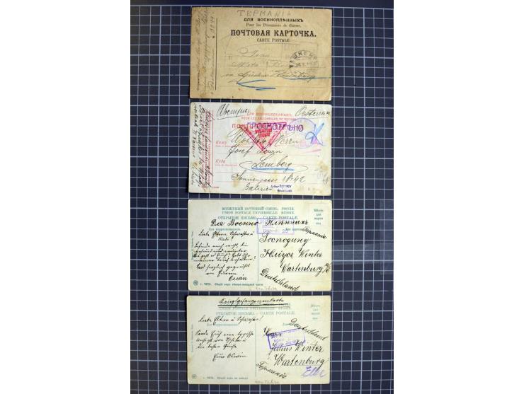 1744/1980 (ca.), umfangreicher Posten mit hunderten meist alten Briefen, Karten und Ganzsachen, dabei Reco, Zensur, Luftpost,
