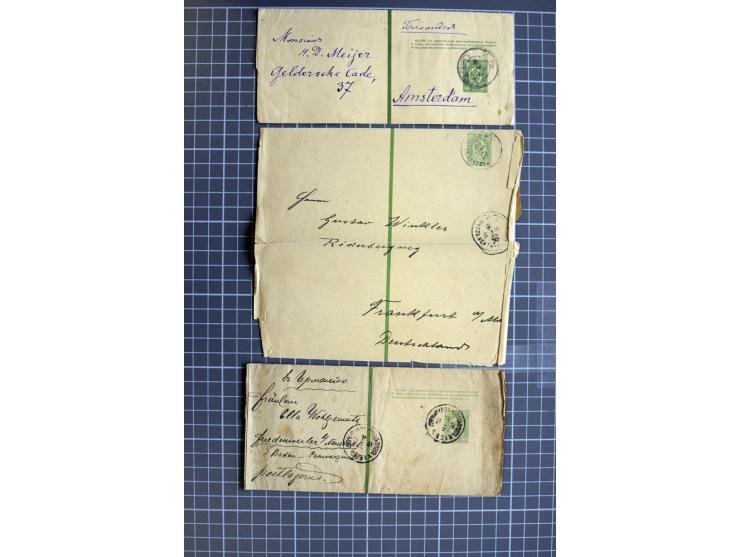 1744/1980 (ca.), umfangreicher Posten mit hunderten meist alten Briefen, Karten und Ganzsachen, dabei Reco, Zensur, Luftpost,