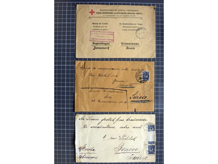 1744/1980 (ca.), umfangreicher Posten mit hunderten meist alten Briefen, Karten und Ganzsachen, dabei Reco, Zensur, Luftpost,