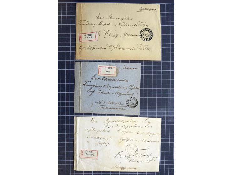 1744/1980 (ca.), umfangreicher Posten mit hunderten meist alten Briefen, Karten und Ganzsachen, dabei Reco, Zensur, Luftpost,