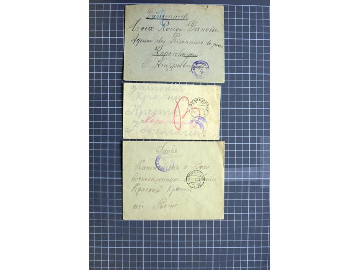 1744/1980 (ca.), umfangreicher Posten mit hunderten meist alten Briefen, Karten und Ganzsachen, dabei Reco, Zensur, Luftpost,