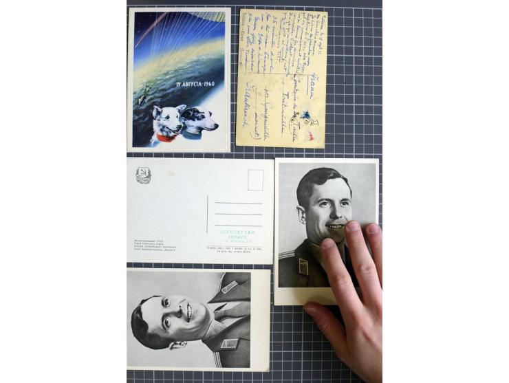 1744/1980 (ca.), umfangreicher Posten mit hunderten meist alten Briefen, Karten und Ganzsachen, dabei Reco, Zensur, Luftpost,