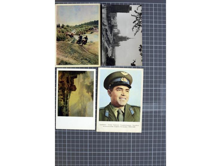 1744/1980 (ca.), umfangreicher Posten mit hunderten meist alten Briefen, Karten und Ganzsachen, dabei Reco, Zensur, Luftpost,