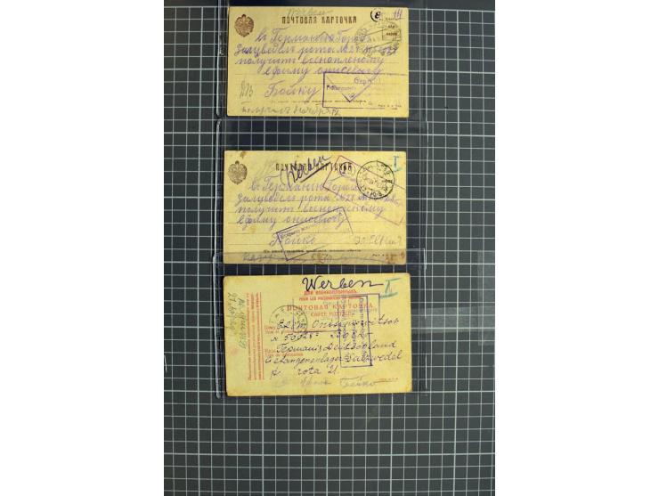 1744/1980 (ca.), umfangreicher Posten mit hunderten meist alten Briefen, Karten und Ganzsachen, dabei Reco, Zensur, Luftpost,