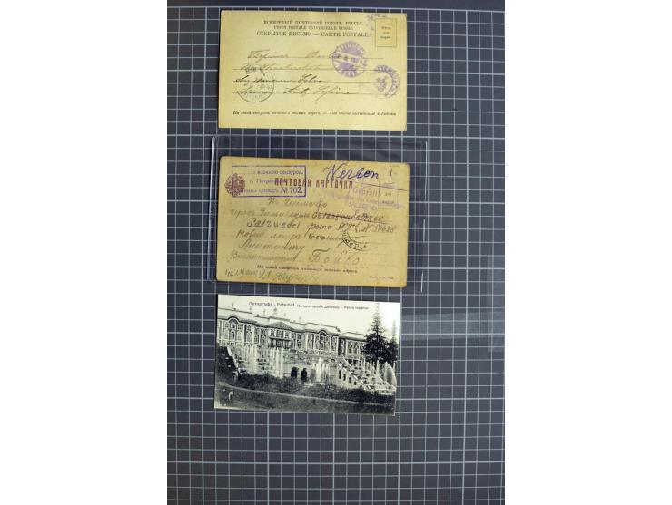 1744/1980 (ca.), umfangreicher Posten mit hunderten meist alten Briefen, Karten und Ganzsachen, dabei Reco, Zensur, Luftpost,