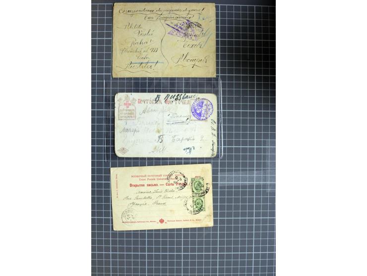 1744/1980 (ca.), umfangreicher Posten mit hunderten meist alten Briefen, Karten und Ganzsachen, dabei Reco, Zensur, Luftpost,