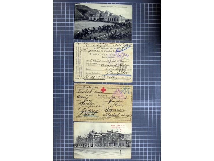 1744/1980 (ca.), umfangreicher Posten mit hunderten meist alten Briefen, Karten und Ganzsachen, dabei Reco, Zensur, Luftpost,