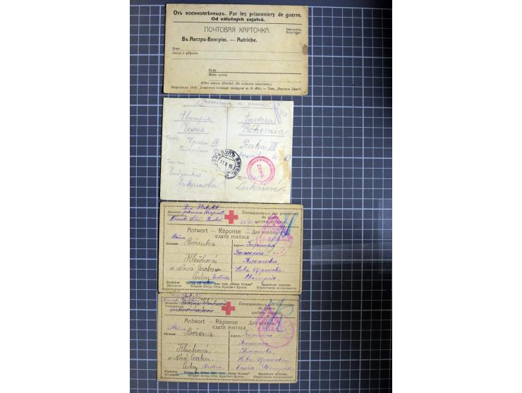 1744/1980 (ca.), umfangreicher Posten mit hunderten meist alten Briefen, Karten und Ganzsachen, dabei Reco, Zensur, Luftpost,