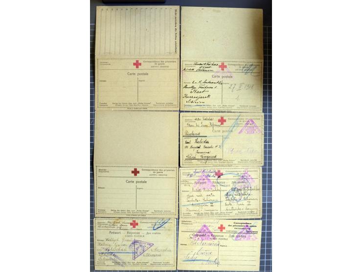 1744/1980 (ca.), umfangreicher Posten mit hunderten meist alten Briefen, Karten und Ganzsachen, dabei Reco, Zensur, Luftpost,