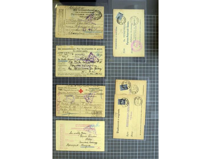 1744/1980 (ca.), umfangreicher Posten mit hunderten meist alten Briefen, Karten und Ganzsachen, dabei Reco, Zensur, Luftpost,