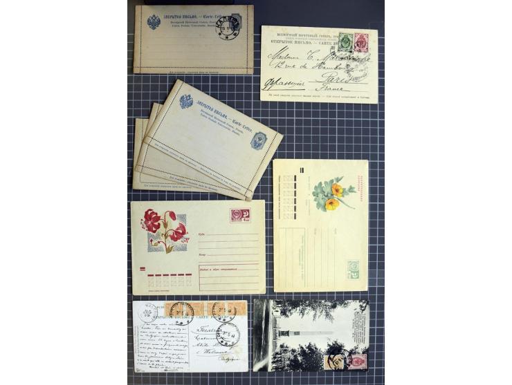 1744/1980 (ca.), umfangreicher Posten mit hunderten meist alten Briefen, Karten und Ganzsachen, dabei Reco, Zensur, Luftpost,