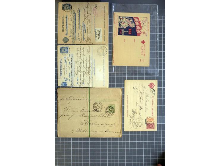 1744/1980 (ca.), umfangreicher Posten mit hunderten meist alten Briefen, Karten und Ganzsachen, dabei Reco, Zensur, Luftpost,