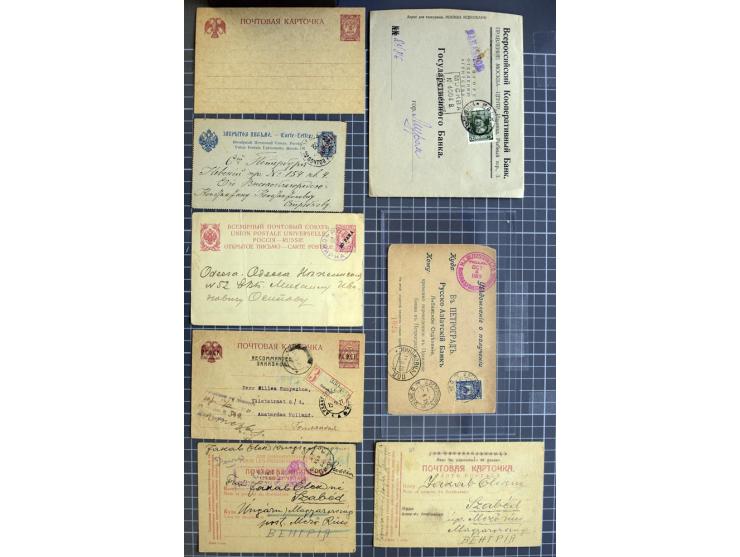 1744/1980 (ca.), umfangreicher Posten mit hunderten meist alten Briefen, Karten und Ganzsachen, dabei Reco, Zensur, Luftpost,