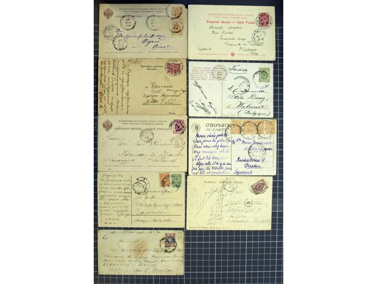 1744/1980 (ca.), umfangreicher Posten mit hunderten meist alten Briefen, Karten und Ganzsachen, dabei Reco, Zensur, Luftpost,