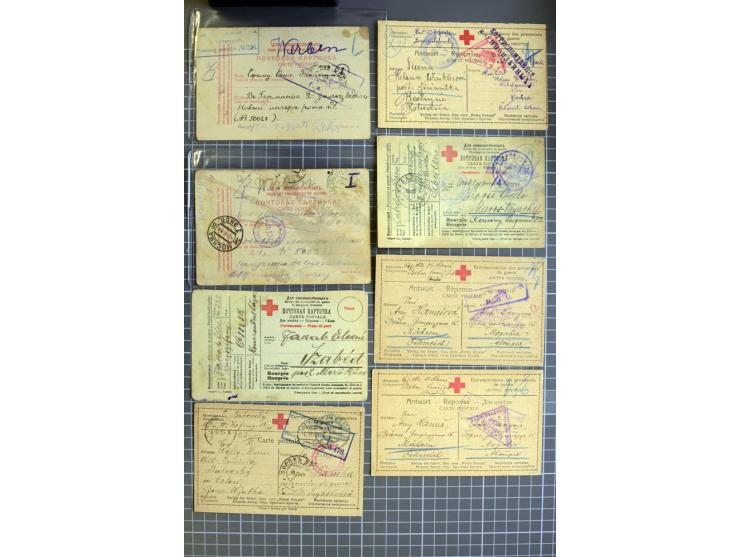 1744/1980 (ca.), umfangreicher Posten mit hunderten meist alten Briefen, Karten und Ganzsachen, dabei Reco, Zensur, Luftpost,