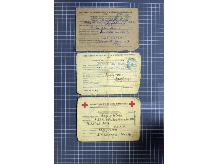 1744/1980 (ca.), umfangreicher Posten mit hunderten meist alten Briefen, Karten und Ganzsachen, dabei Reco, Zensur, Luftpost,