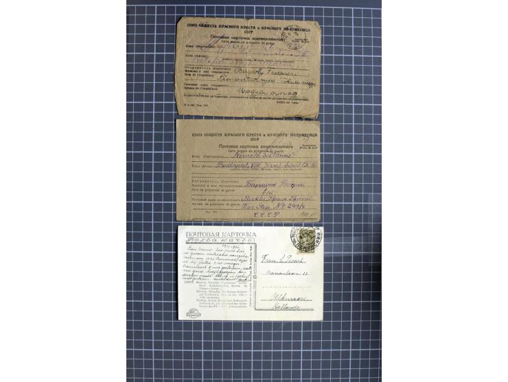 1744/1980 (ca.), umfangreicher Posten mit hunderten meist alten Briefen, Karten und Ganzsachen, dabei Reco, Zensur, Luftpost,