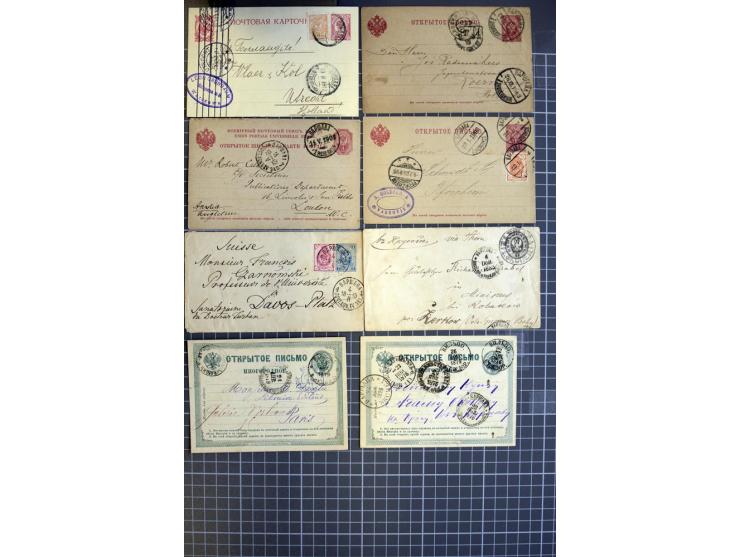 1744/1980 (ca.), umfangreicher Posten mit hunderten meist alten Briefen, Karten und Ganzsachen, dabei Reco, Zensur, Luftpost,