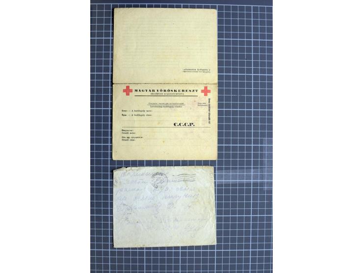 1744/1980 (ca.), umfangreicher Posten mit hunderten meist alten Briefen, Karten und Ganzsachen, dabei Reco, Zensur, Luftpost,
