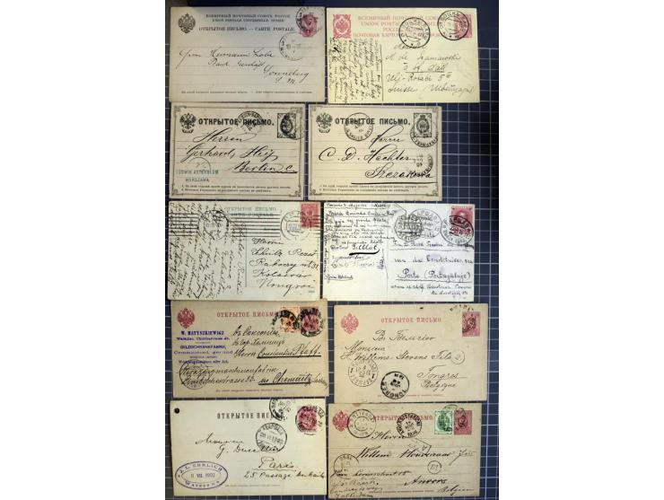 1744/1980 (ca.), umfangreicher Posten mit hunderten meist alten Briefen, Karten und Ganzsachen, dabei Reco, Zensur, Luftpost,