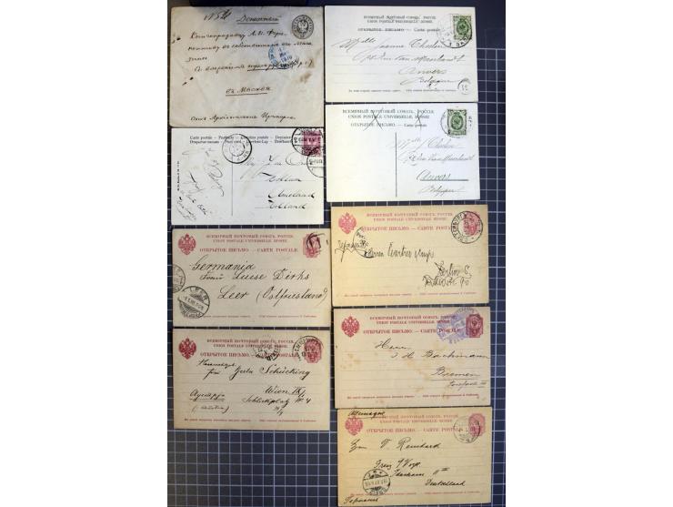 1744/1980 (ca.), umfangreicher Posten mit hunderten meist alten Briefen, Karten und Ganzsachen, dabei Reco, Zensur, Luftpost,