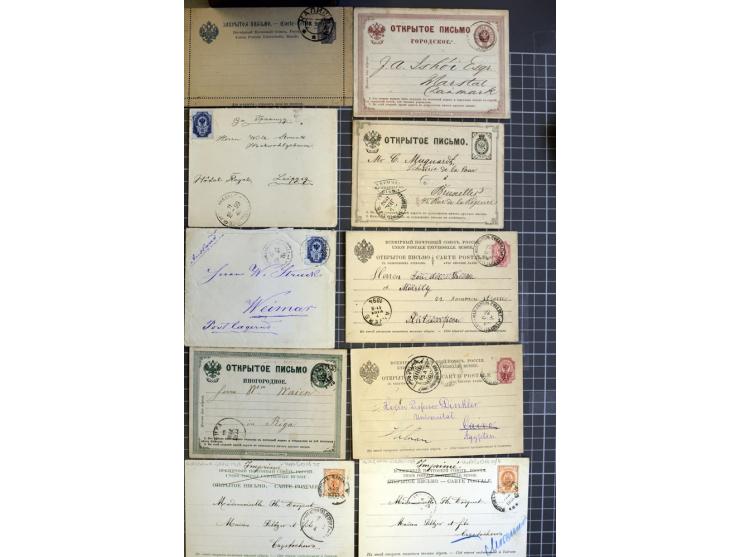 1744/1980 (ca.), umfangreicher Posten mit hunderten meist alten Briefen, Karten und Ganzsachen, dabei Reco, Zensur, Luftpost,