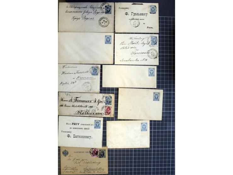 1744/1980 (ca.), umfangreicher Posten mit hunderten meist alten Briefen, Karten und Ganzsachen, dabei Reco, Zensur, Luftpost,
