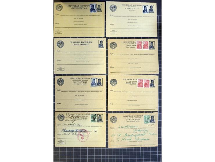 1744/1980 (ca.), umfangreicher Posten mit hunderten meist alten Briefen, Karten und Ganzsachen, dabei Reco, Zensur, Luftpost,