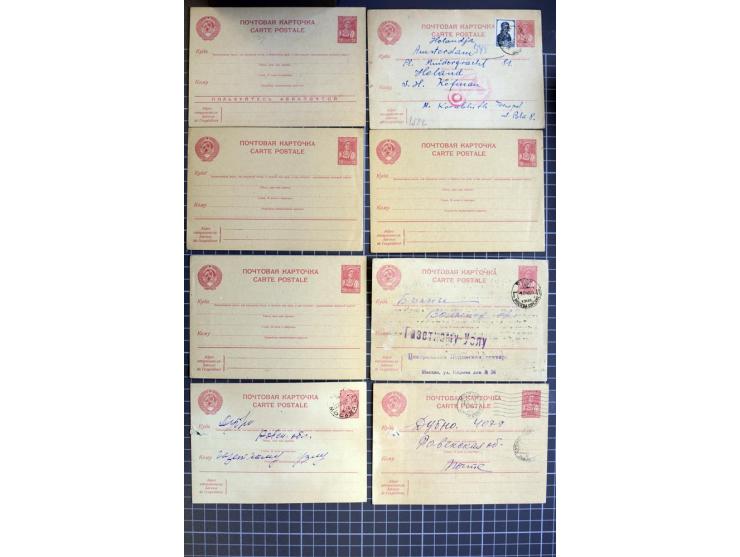 1744/1980 (ca.), umfangreicher Posten mit hunderten meist alten Briefen, Karten und Ganzsachen, dabei Reco, Zensur, Luftpost,