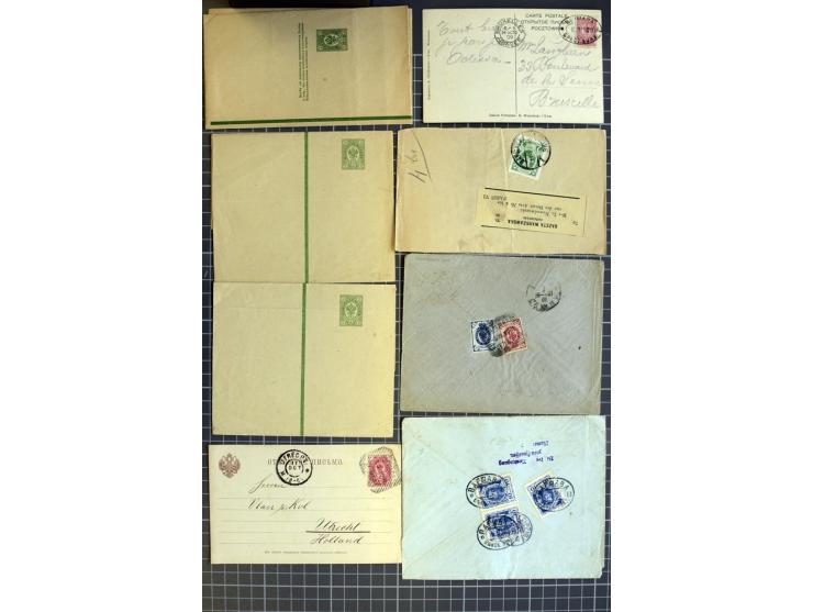 1744/1980 (ca.), umfangreicher Posten mit hunderten meist alten Briefen, Karten und Ganzsachen, dabei Reco, Zensur, Luftpost,