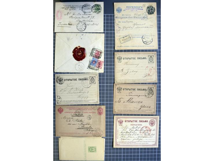1744/1980 (ca.), umfangreicher Posten mit hunderten meist alten Briefen, Karten und Ganzsachen, dabei Reco, Zensur, Luftpost,