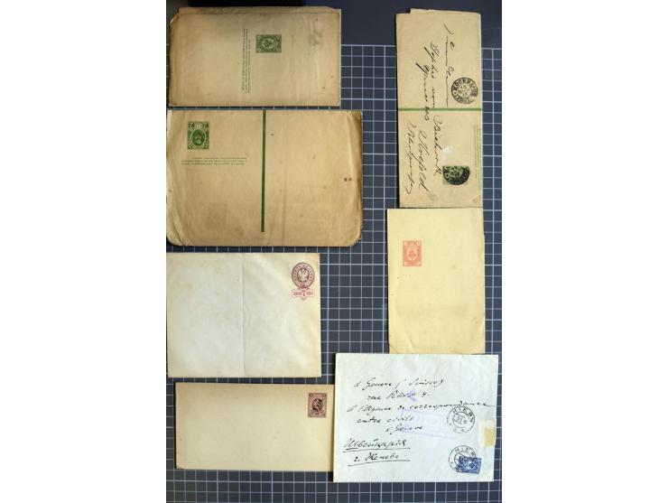 1744/1980 (ca.), umfangreicher Posten mit hunderten meist alten Briefen, Karten und Ganzsachen, dabei Reco, Zensur, Luftpost,