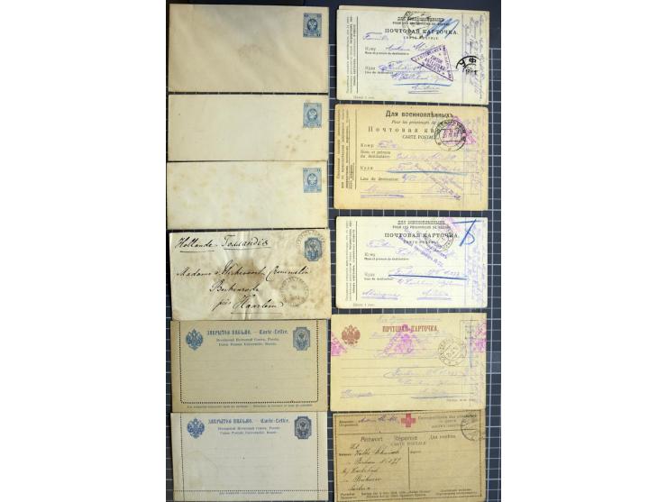 1744/1980 (ca.), umfangreicher Posten mit hunderten meist alten Briefen, Karten und Ganzsachen, dabei Reco, Zensur, Luftpost,