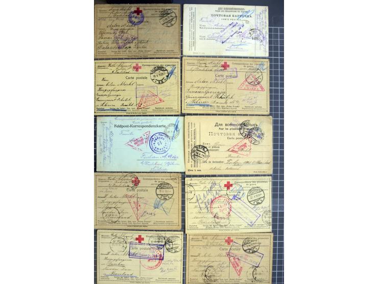 1744/1980 (ca.), umfangreicher Posten mit hunderten meist alten Briefen, Karten und Ganzsachen, dabei Reco, Zensur, Luftpost,