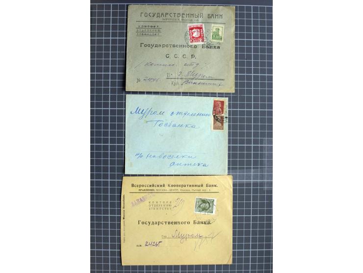 1744/1980 (ca.), umfangreicher Posten mit hunderten meist alten Briefen, Karten und Ganzsachen, dabei Reco, Zensur, Luftpost,