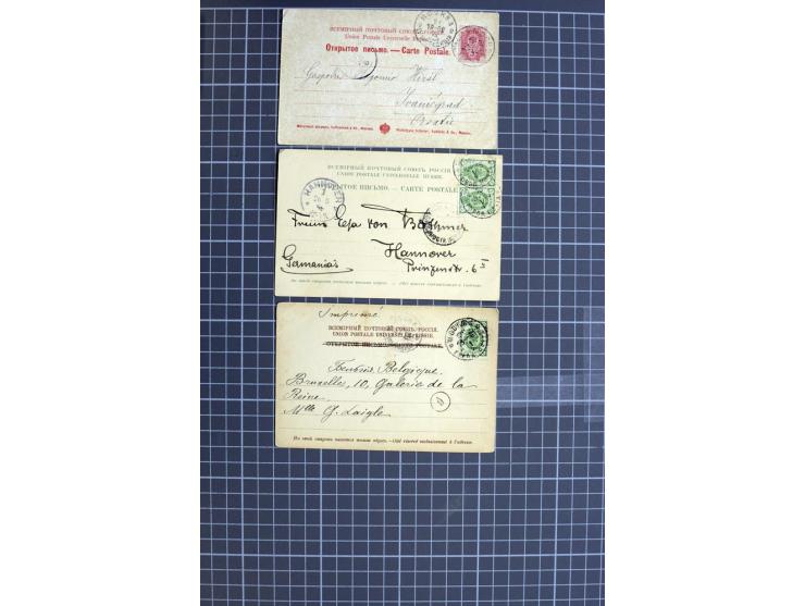 1744/1980 (ca.), umfangreicher Posten mit hunderten meist alten Briefen, Karten und Ganzsachen, dabei Reco, Zensur, Luftpost,