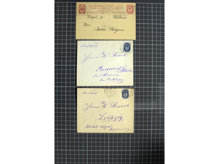 1744/1980 (ca.), umfangreicher Posten mit hunderten meist alten Briefen, Karten und Ganzsachen, dabei Reco, Zensur, Luftpost,