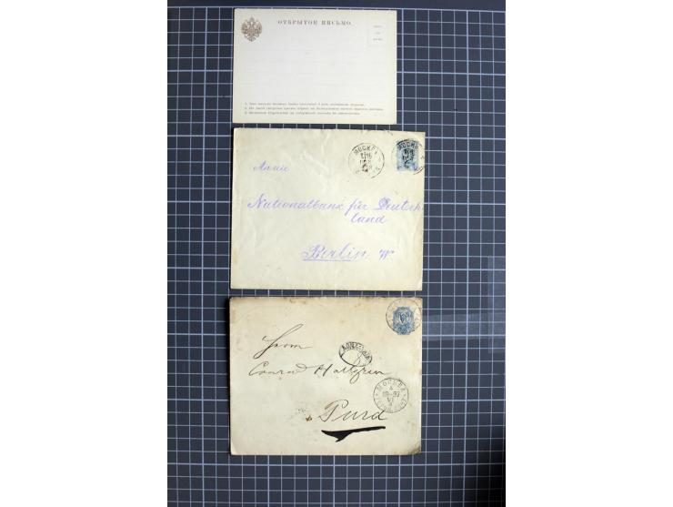 1744/1980 (ca.), umfangreicher Posten mit hunderten meist alten Briefen, Karten und Ganzsachen, dabei Reco, Zensur, Luftpost,