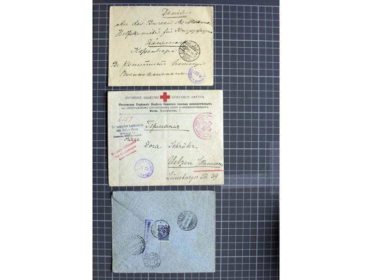 1744/1980 (ca.), umfangreicher Posten mit hunderten meist alten Briefen, Karten und Ganzsachen, dabei Reco, Zensur, Luftpost,