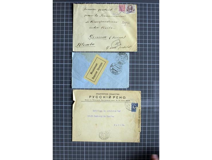 1744/1980 (ca.), umfangreicher Posten mit hunderten meist alten Briefen, Karten und Ganzsachen, dabei Reco, Zensur, Luftpost,