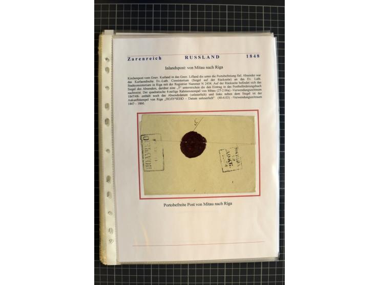 1790/1914, über 100 Briefe, Karten und Ganzsachen, dabei Wertbriefe, Reco, Feldpost, Bahnpost, Auslandsbelege, Transitstempel