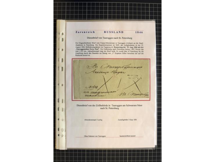1790/1914, über 100 Briefe, Karten und Ganzsachen, dabei Wertbriefe, Reco, Feldpost, Bahnpost, Auslandsbelege, Transitstempel