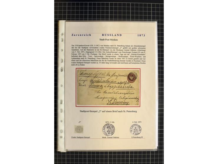 1790/1914, über 100 Briefe, Karten und Ganzsachen, dabei Wertbriefe, Reco, Feldpost, Bahnpost, Auslandsbelege, Transitstempel