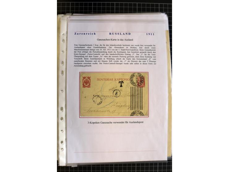 1790/1914, über 100 Briefe, Karten und Ganzsachen, dabei Wertbriefe, Reco, Feldpost, Bahnpost, Auslandsbelege, Transitstempel
