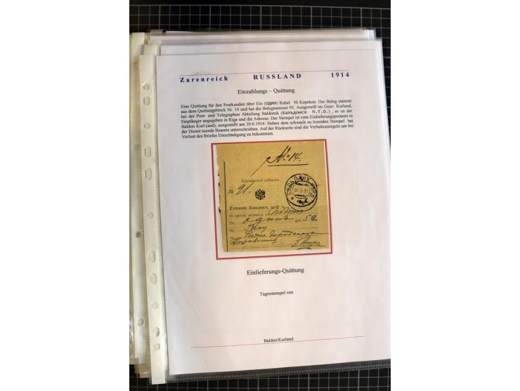 1790/1914, über 100 Briefe, Karten und Ganzsachen, dabei Wertbriefe, Reco, Feldpost, Bahnpost, Auslandsbelege, Transitstempel