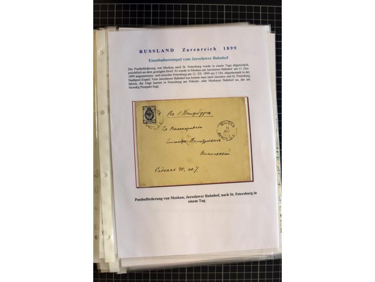 1790/1914, über 100 Briefe, Karten und Ganzsachen, dabei Wertbriefe, Reco, Feldpost, Bahnpost, Auslandsbelege, Transitstempel