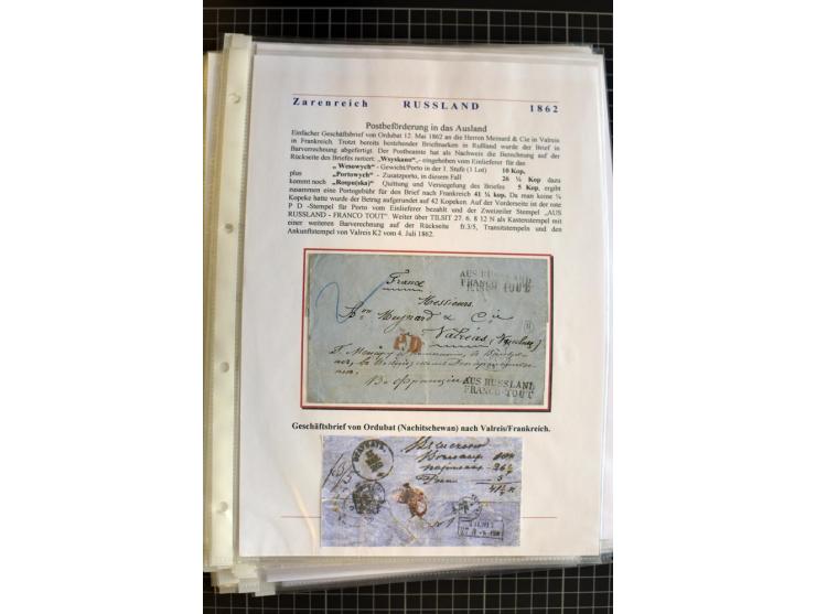 1790/1914, über 100 Briefe, Karten und Ganzsachen, dabei Wertbriefe, Reco, Feldpost, Bahnpost, Auslandsbelege, Transitstempel