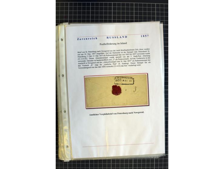 1790/1914, über 100 Briefe, Karten und Ganzsachen, dabei Wertbriefe, Reco, Feldpost, Bahnpost, Auslandsbelege, Transitstempel
